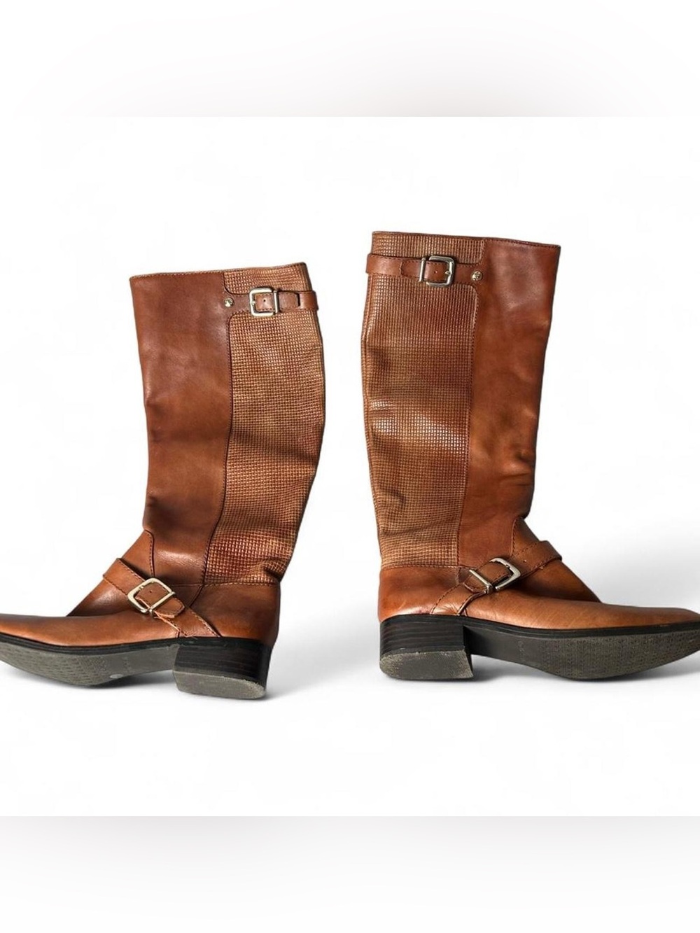Antonio Melani Brown Leather Riding Boots